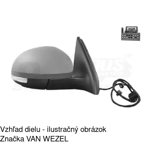 Vonkajšie zrkadlo 9585524M /POLCAR/ - obr. 2