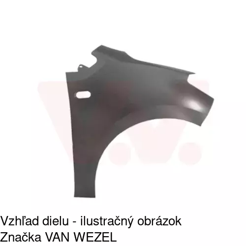 Predný blatník 95A102-J /POLCAR/ - obr. 3
