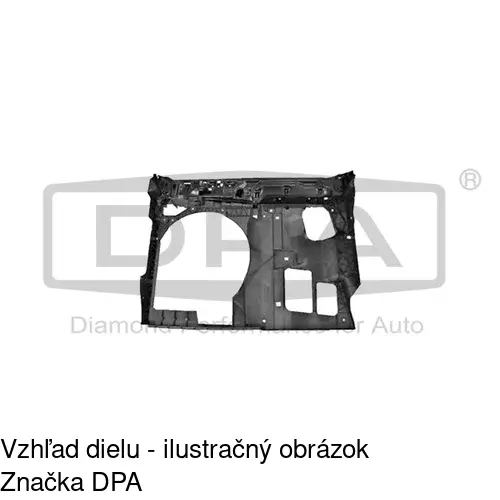 Predné čelo 95A104-Q /POLCAR/ - obr. 1