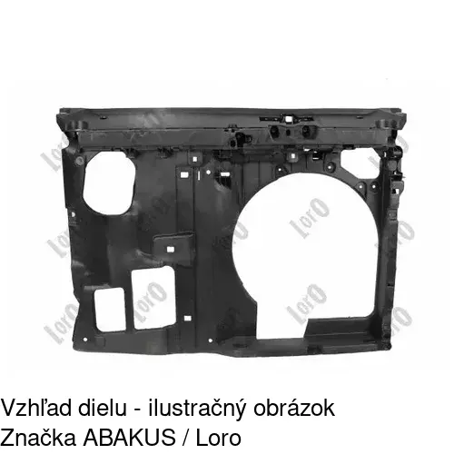 Predné čelo 95A104-Q /POLCAR/ - obr. 3