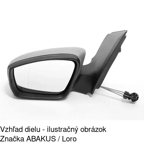 Vonkajšie zrkadlo 95A1513E /POLCAR/ - obr. 5
