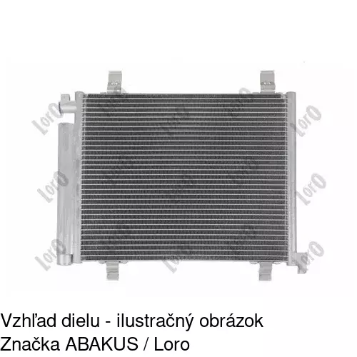 Chladiče klimatizácie 95A1K81X /POLCAR/ - obr. 2