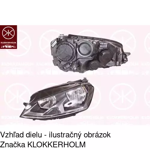 Hlavný reflektor 95C209-E /POLCAR/ - obr. 2