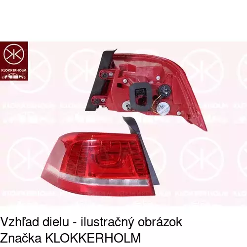 Zadné svetlo POLCAR 95D1874H