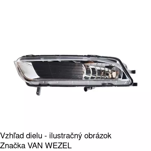 Hmlové svetlo - predné 95G129-E /POLCAR/ - obr. 3