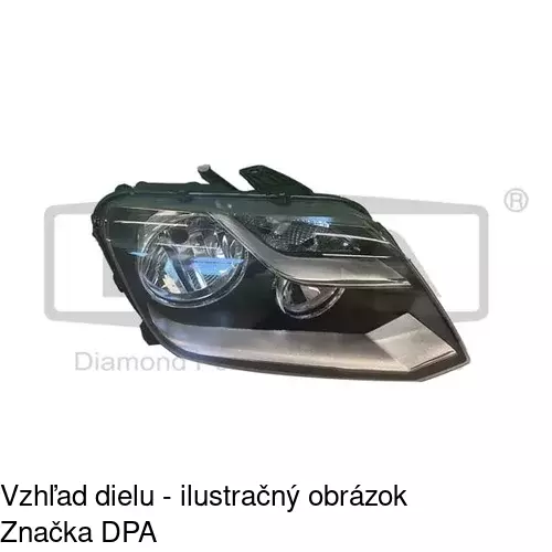 Hlavný reflektor 95P1102E /POLCAR/ - obr. 1
