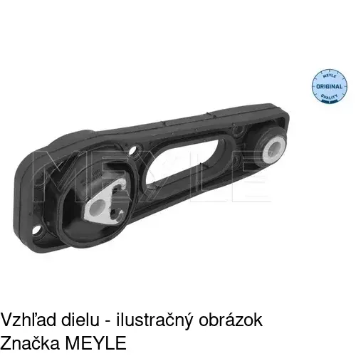 Silentblok motora DC-EM001 /POLCAR/ - obr. 2