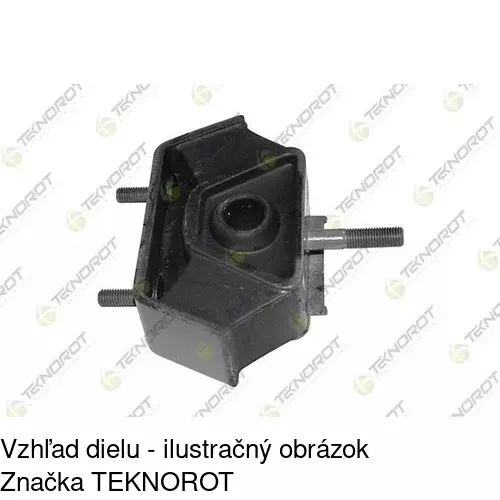 Silentblok motora ME-EM014 /POLCAR/ - obr. 3