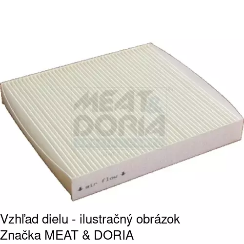 Kabínový filter s uhlíkom POLCAR S11-1047