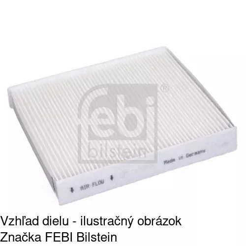 Kabínový filter s uhlíkom POLCAR S11-1069