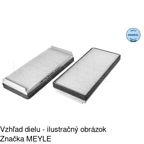 Kabínový filter s uhlíkom S11-1092 /POLCAR/