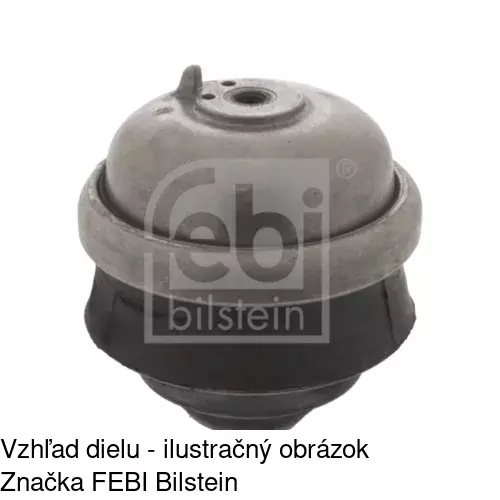 Silentblok motora S2250017 /POLCAR/ - obr. 3