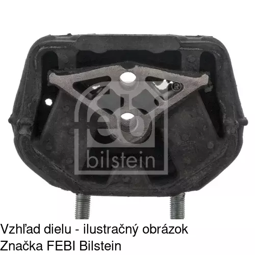 Silentblok motora POLCAR S2255037