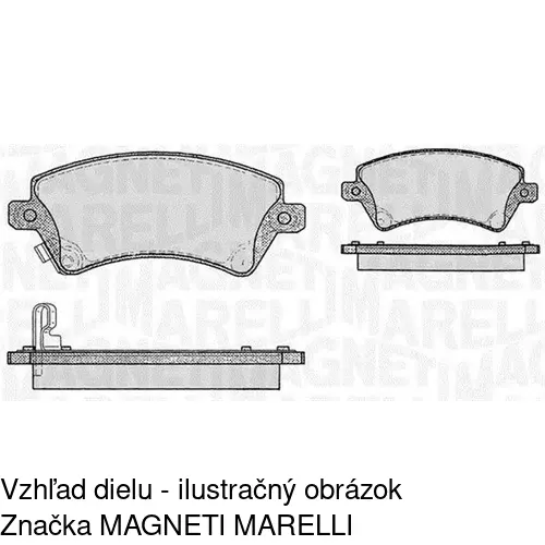 Brzdové dosky S70-0100 /POLCAR/ - obr. 5