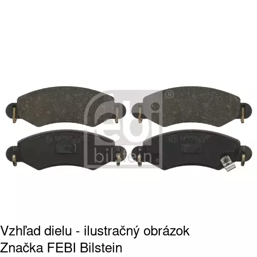 Brzdové dosky S70-0183 /POLCAR/ - obr. 4