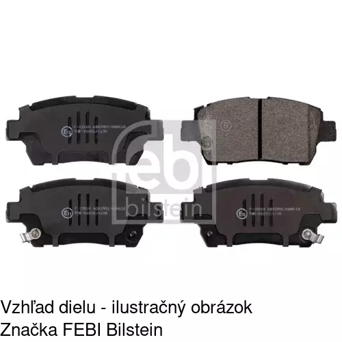 Brzdové dosky S70-0210 /POLCAR/ - obr. 4