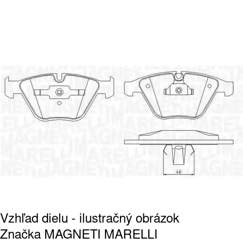 Brzdové dosky POLCAR S70-0212