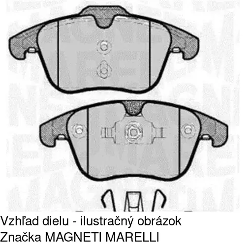 Brzdové dosky S70-0224 /POLCAR/ - obr. 5