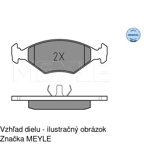 Brzdové dosky S70-0230 /POLCAR/ - obr. 3
