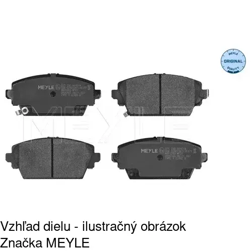 Brzdové dosky S70-0253 /POLCAR/ - obr. 3