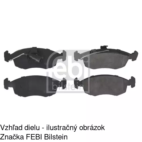 Brzdové dosky S70-0269 /POLCAR/ - obr. 3