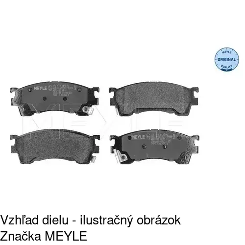 Brzdové dosky POLCAR S70-0320