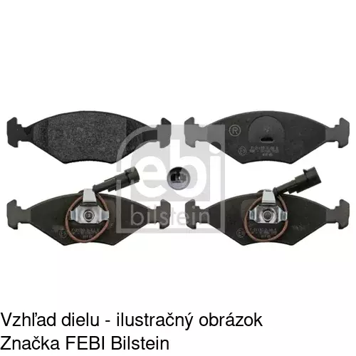 Brzdové dosky POLCAR S70-0338