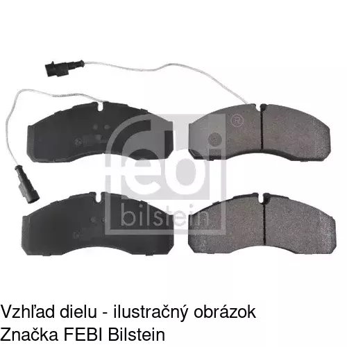 Brzdové dosky S70-0436 /POLCAR/ - obr. 5
