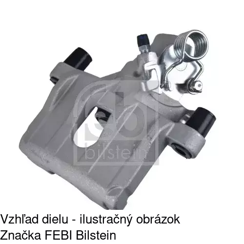 Brzdové dosky S70-1093 /POLCAR/ - obr. 1