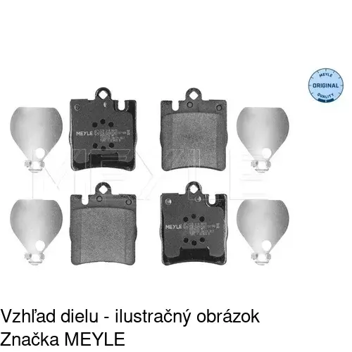 Brzdové dosky S70-1150 /POLCAR/ - obr. 3