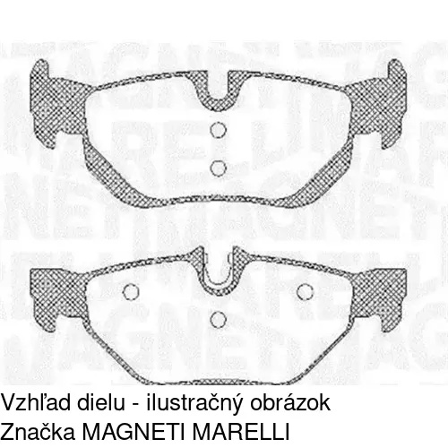 Brzdové dosky S70-1353 /POLCAR/ - obr. 4