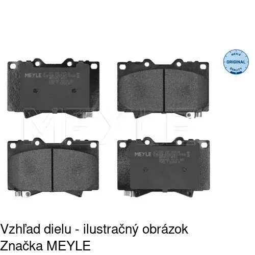 Brzdové dosky POLCAR S70-1368