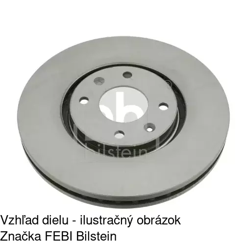 Brzdový kotúč POLCAR S71-0006