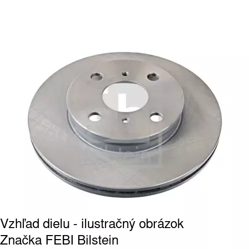 Brzdový kotúč POLCAR S71-0113