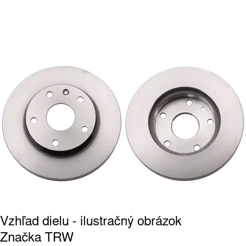 Brzdový kotúč POLCAR S71-0308