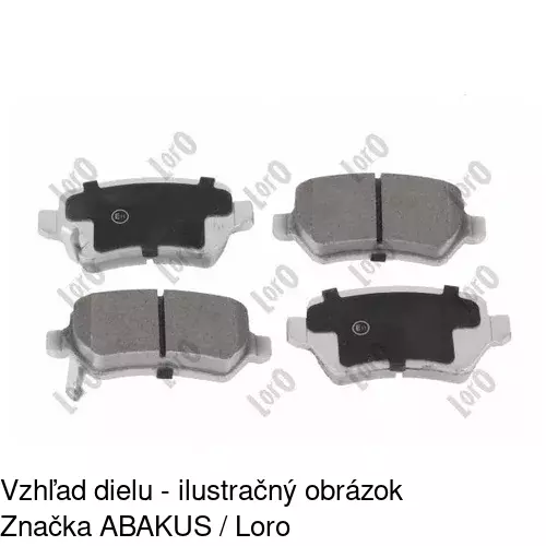 Brzdový kotúč POLCAR S71-1024