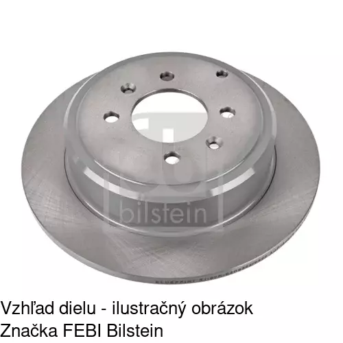 Brzdový kotúč S71-1087 /POLCAR/ - obr. 1