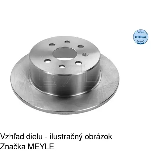 Brzdový kotúč S71-1089 /POLCAR/ - obr. 2