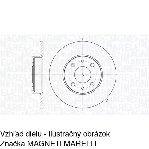 Brzdový kotúč S71-2102 /POLCAR/ - obr. 3