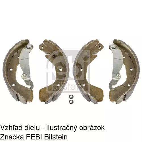 Brzdové čeľuste S72-1037 /POLCAR/ - obr. 3