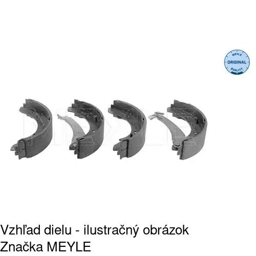 Brzdové čeľuste POLCAR S72-1042