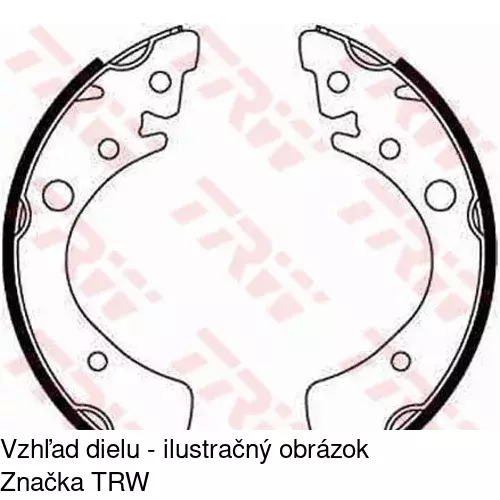 Brzdové čeľuste S72-1043 /POLCAR/ - obr. 5