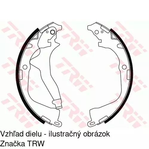 Brzdové čeľuste S72-1055 /POLCAR/ - obr. 3