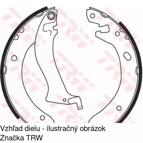 Brzdové čeľuste S72-1066 /POLCAR/ - obr. 3