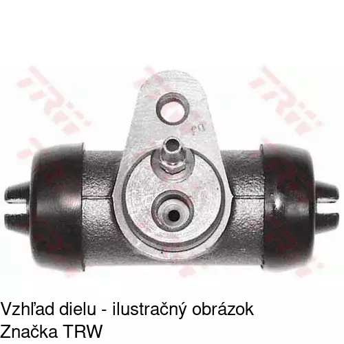 Brzdový valček POLCAR S74-0008