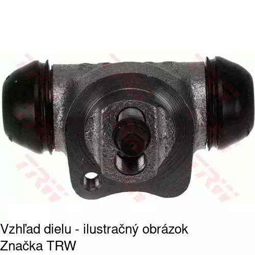 Brzdový valček S74-0008 /POLCAR/ - obr. 2