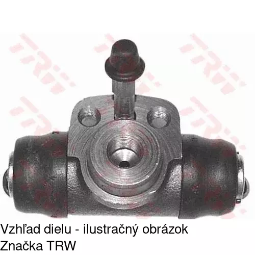 Brzdový valček S74-0012 /POLCAR/ - obr. 2