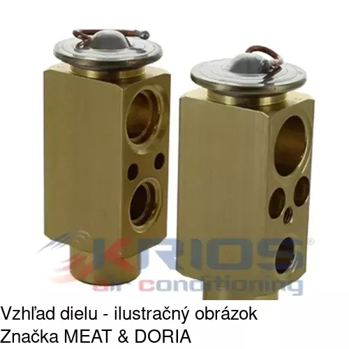 Expanzný ventil TSP0585045 /POLCAR/ - obr. 2