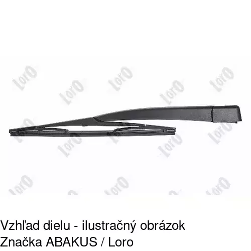Lišta stierača W1T102S /POLCAR/ - obr. 4