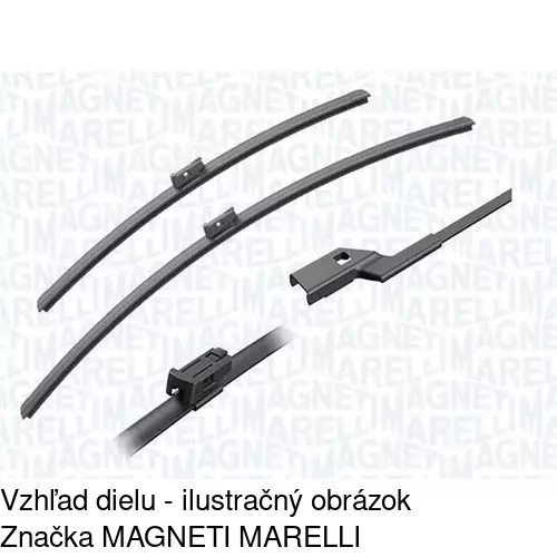 Stierače aerotwin 2 kus POLCAR W2A7640B